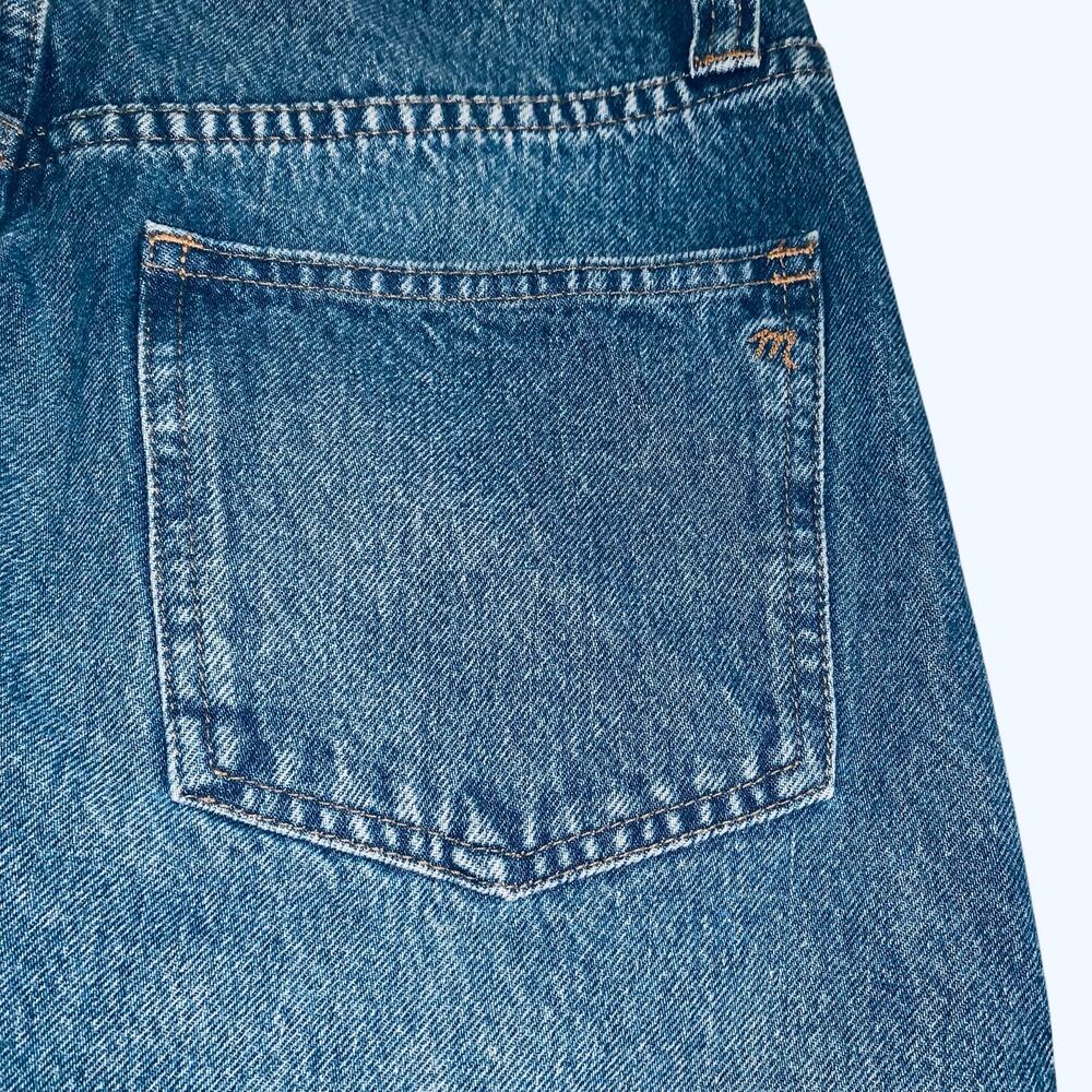 Madewell Skirt Stretch Denim A-Line Blue sz 26 - Picture 5 of 10